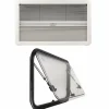 DWS Camping 1000x500mm Klappfenster mit Kombirollo - Transparent