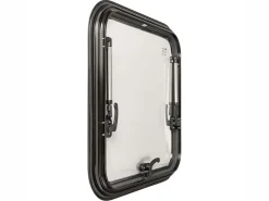 DWS Camping 500x500mm Klappfenster mit Kombirollo - Transparent