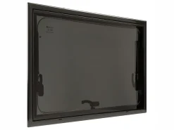 DWS Camping 900 x 450 mm Klappfenster mit Kombirollo - Black