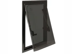 DWS Camping 350 x 500 mm Klappfenster mit Kombirollo - Black