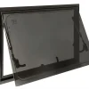DWS Camping 700 x 400 mm Klappfenster mit Kombirollo - Black