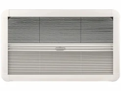 DWS Camping 900x500mm Klappfenster mit Kombirollo - Transparent
