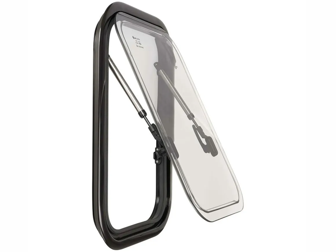 DWS Camping 350x500mm Klappfenster mit Kombirollo - Transparent