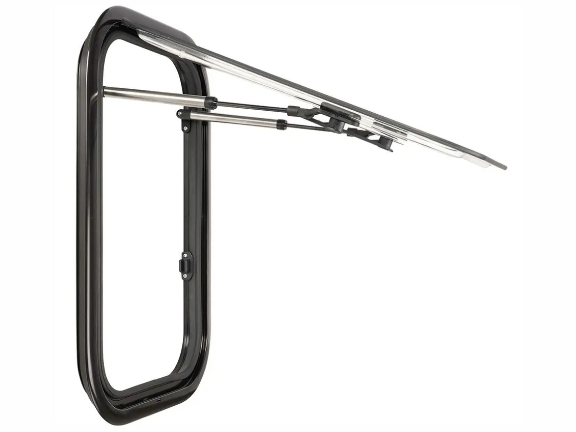 DWS Camping 350x500mm Klappfenster mit Kombirollo - Transparent