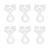6er-Set Obelink Gardinenfeststeller T-Profil