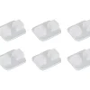 6er-Set Obelink 6mm-Endstücke für Gardinenschienen