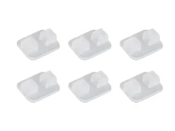 6er-Set Obelink 6mm-Endstücke für Gardinenschienen