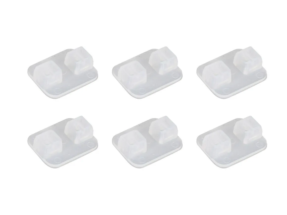 6er-Set Obelink 6mm-Endstücke für Gardinenschienen
