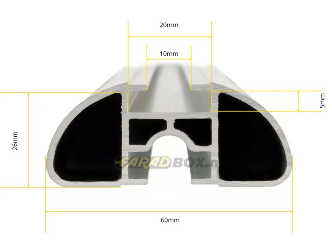 Farad Dachreling Dachträger - Ford Escort S.W. 1990>