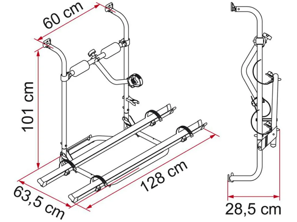 Fiamma Carry-Bike Hobby Fahrradträger schwarz