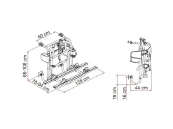Fiamma Carry Bike Motor Lift 77 Fahrradträger