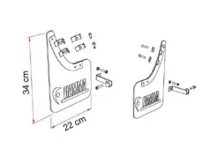 Fiamma Mud Flap Front