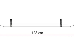 Fiamma Rail Quick Pro Fahrradschiene - black