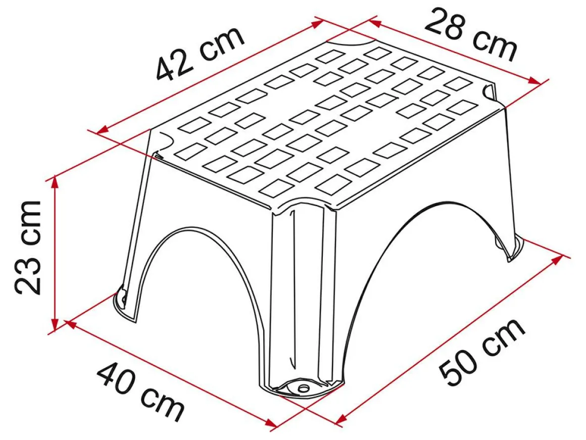 Fiamma Step Tritthocker