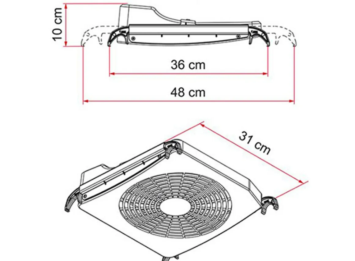 Fiamma Turbo Kit Dachluke Ventilator