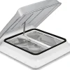 Fiamma Turbo Vent Premium 40 x 40 Dachluke mit Ventilator - Transparent