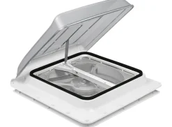 Fiamma Turbo Vent Premium 40 x 40 Dachluke mit Ventilator - Transparent