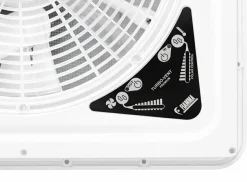 Fiamma Turbo Vent Premium 40 x 40 Dachluke mit Ventilator - Transparent