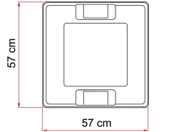 Fiamma Vent 50 Dachhaube - White
