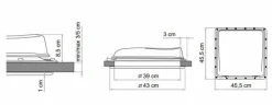 Fiamma Vent 40 Dachluke - Transparent