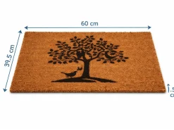 HEM Baum Kokos Fußmatte - 60 x 40 cm