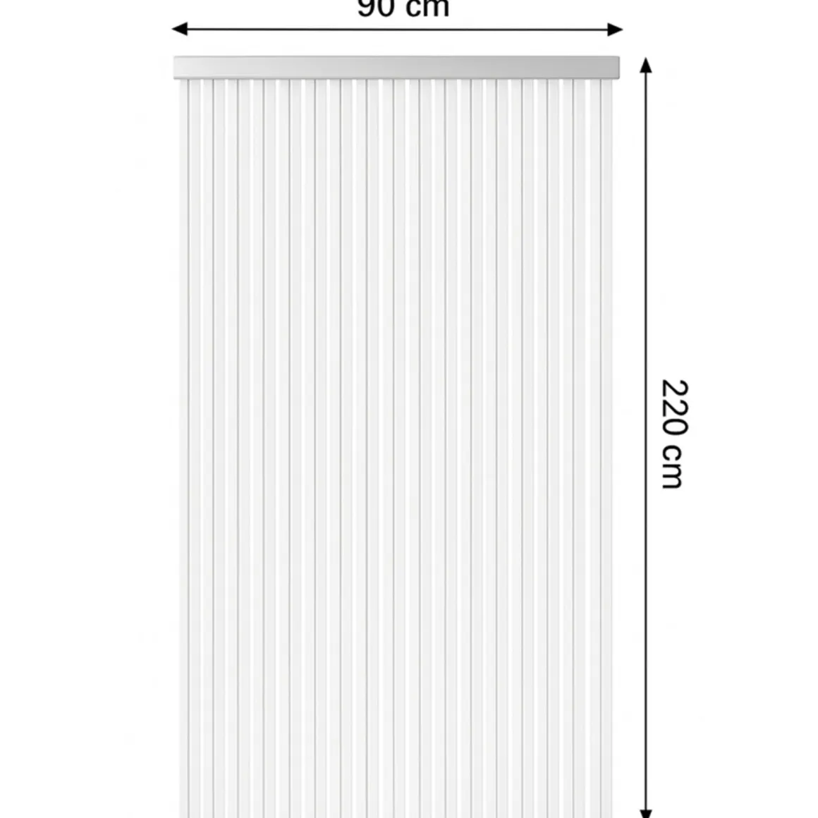 HEM PVC 90 x 220 cm türvorhang - White