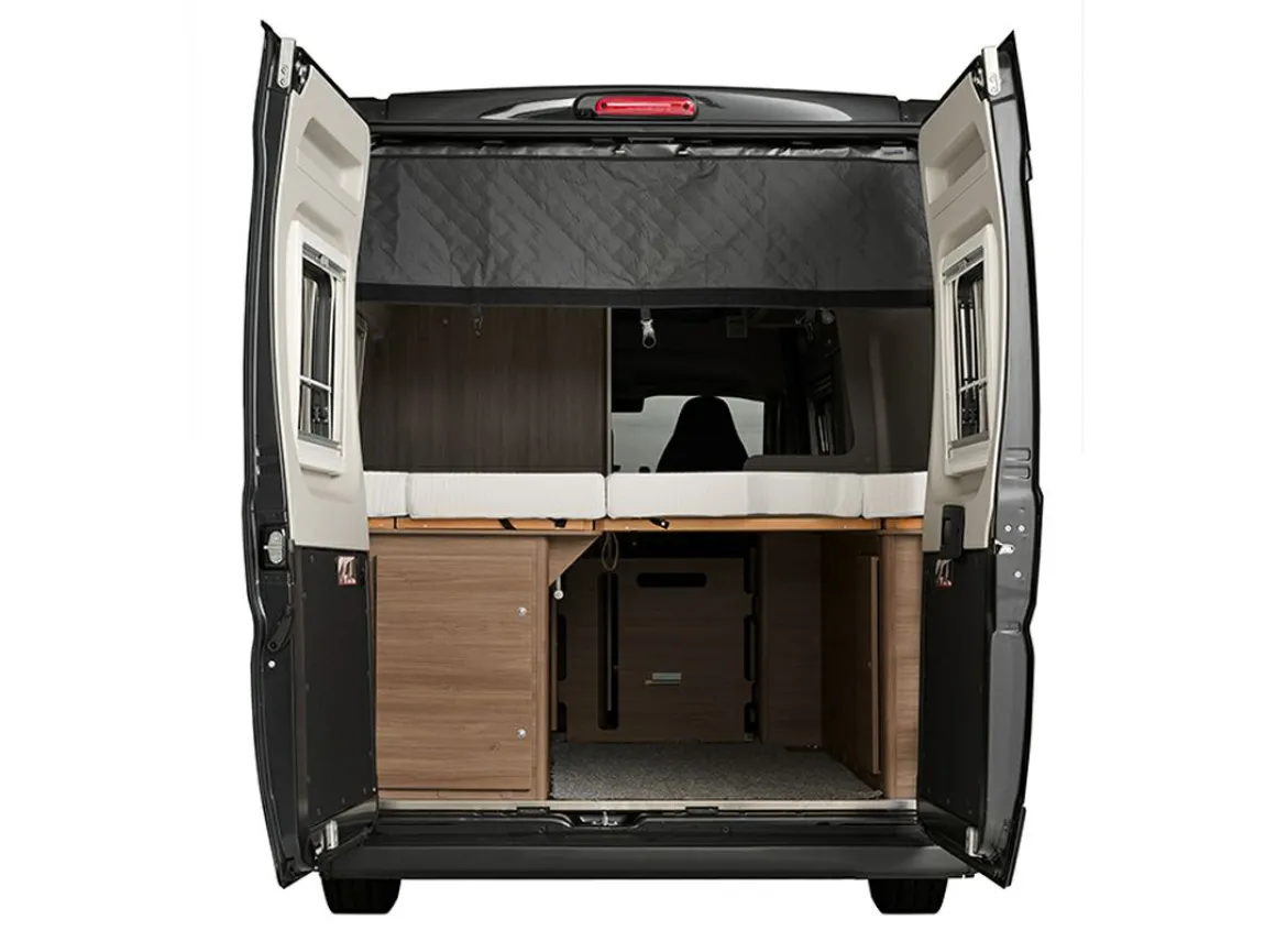 Hindermann Heck Unit Mercedes Sprinter 3 2018+ Buscamper Staufach – Black