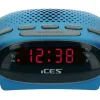 Ices ICR-210 FM Uhrenradio - Blue