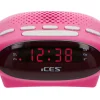 Ices ICR-210 FM Uhrenradio - Pink