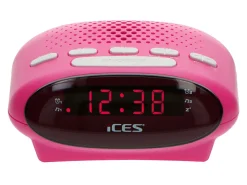 Ices ICR-210 FM Uhrenradio - Pink