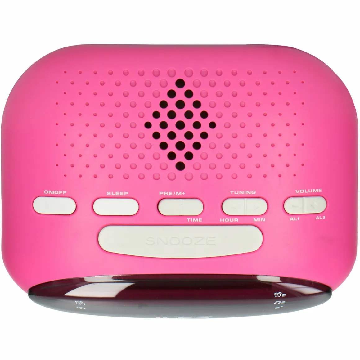 Ices ICR-210 FM Uhrenradio - Pink