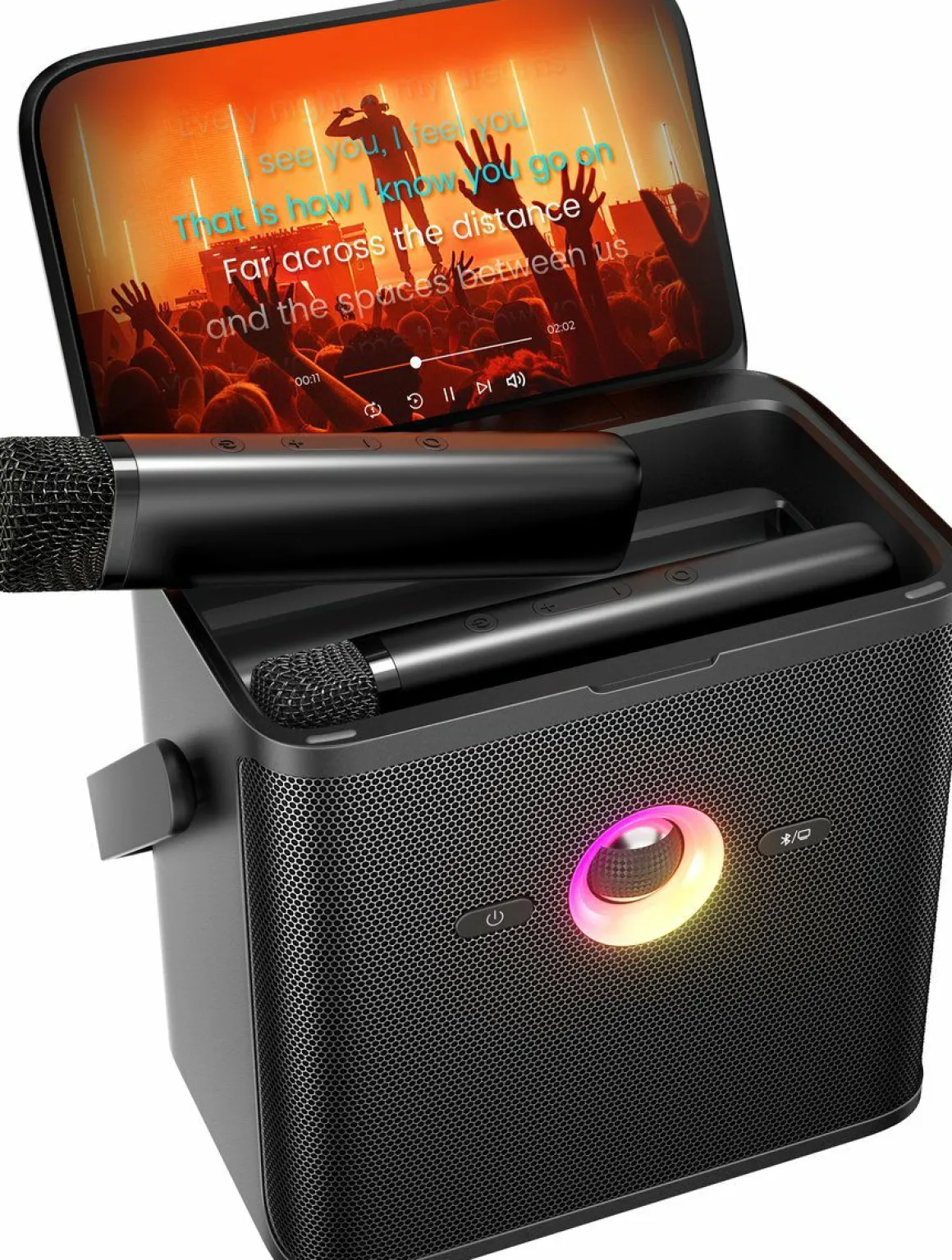Ikarao Shell S3 Party Lautsprecher Karaoke-Set