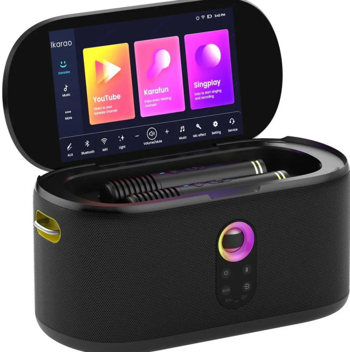 Ikarao Shell S1 Party Lautsprecher Karaoke-Set