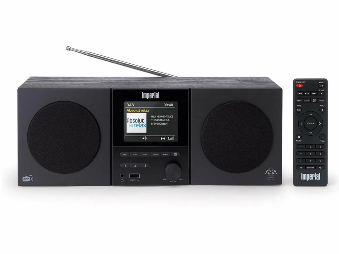 Imperial DABMAN-220BK DAB+ Radio - Schwarz