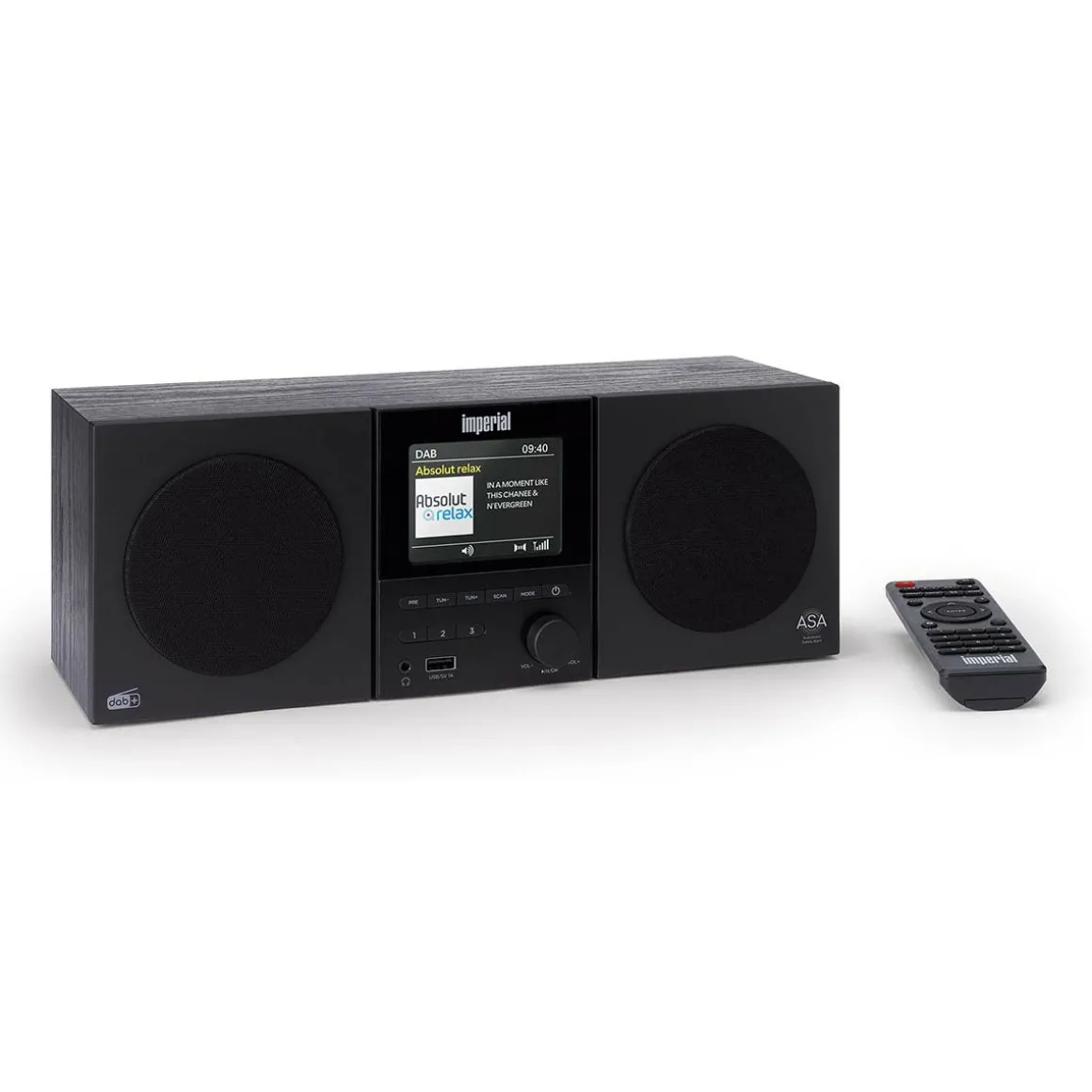 Imperial DABMAN-220BK DAB+ Radio - Schwarz