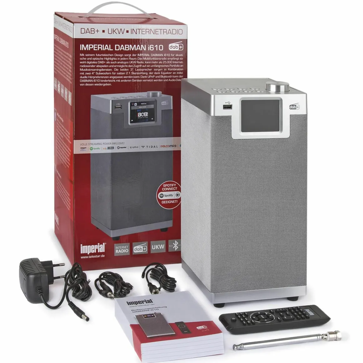 IMPERIAL DABMAN i610 DAB+/FM Internetradio - Silver
