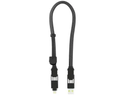 inCharge XL 30 cm Ladekabel - Black