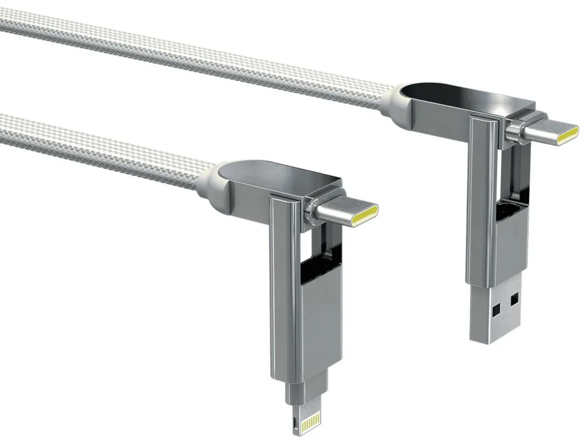 inCharge XL 2 Meter Ladekabel - White