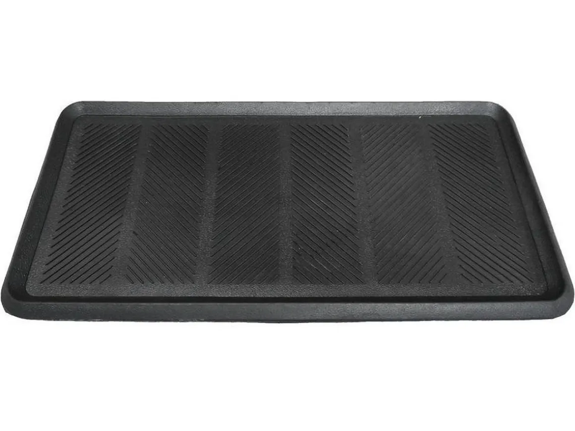 IVOL 80 x 40 cm schwarze Gummistiefelmatte