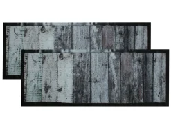 Jacks Door Hout 45 x 125 cm Fußmatte - Set von 2