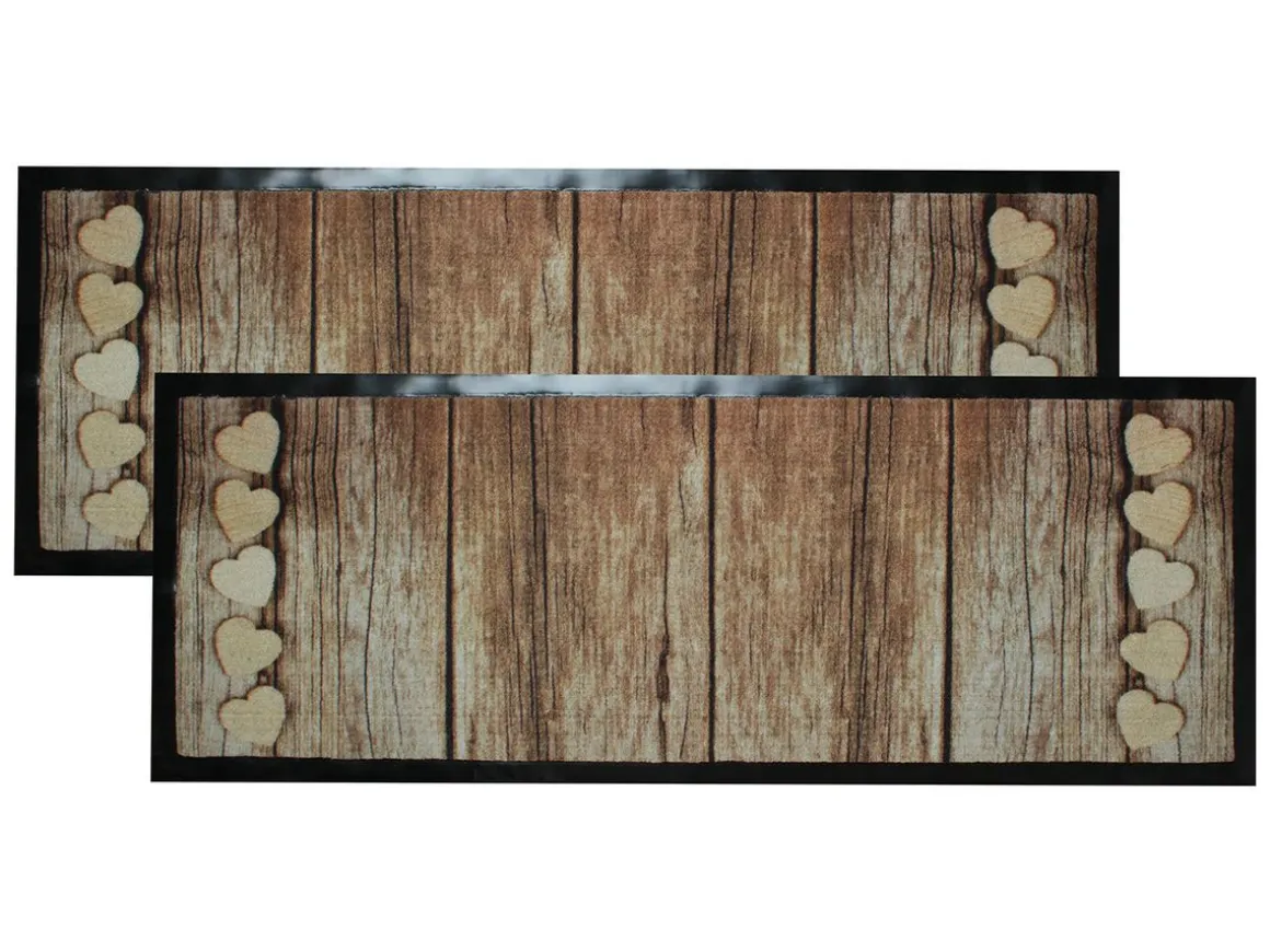 Jacks Door Wood 45 x 125 cm Fußmatte - Set von 2