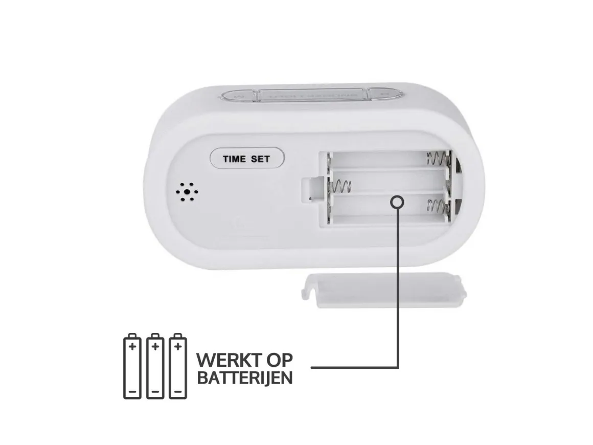 JAP AP17 Digitaler Wecker - White