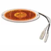 Jokon ovale orange LED-Seitenmarkierungsleuchte mit weißem Rand