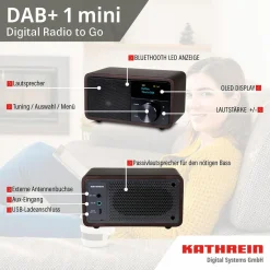 Kathrein DAB+ 1 mini Radio - Silver