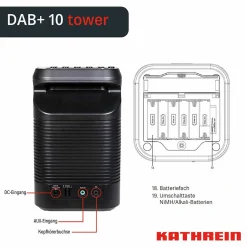 Kathrein DAB+10 tower Radio