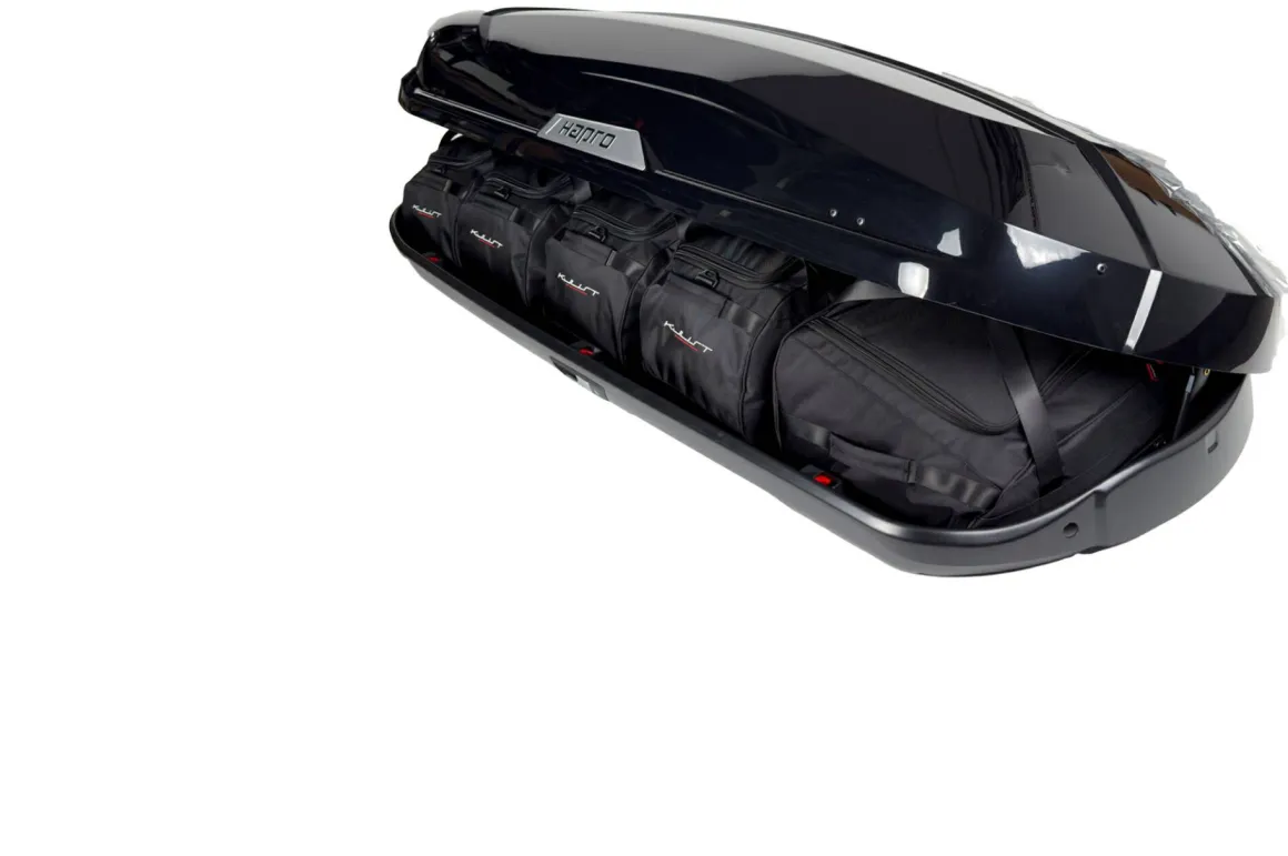 Kjust Hapro Trivor 640 Dachbox taschen set