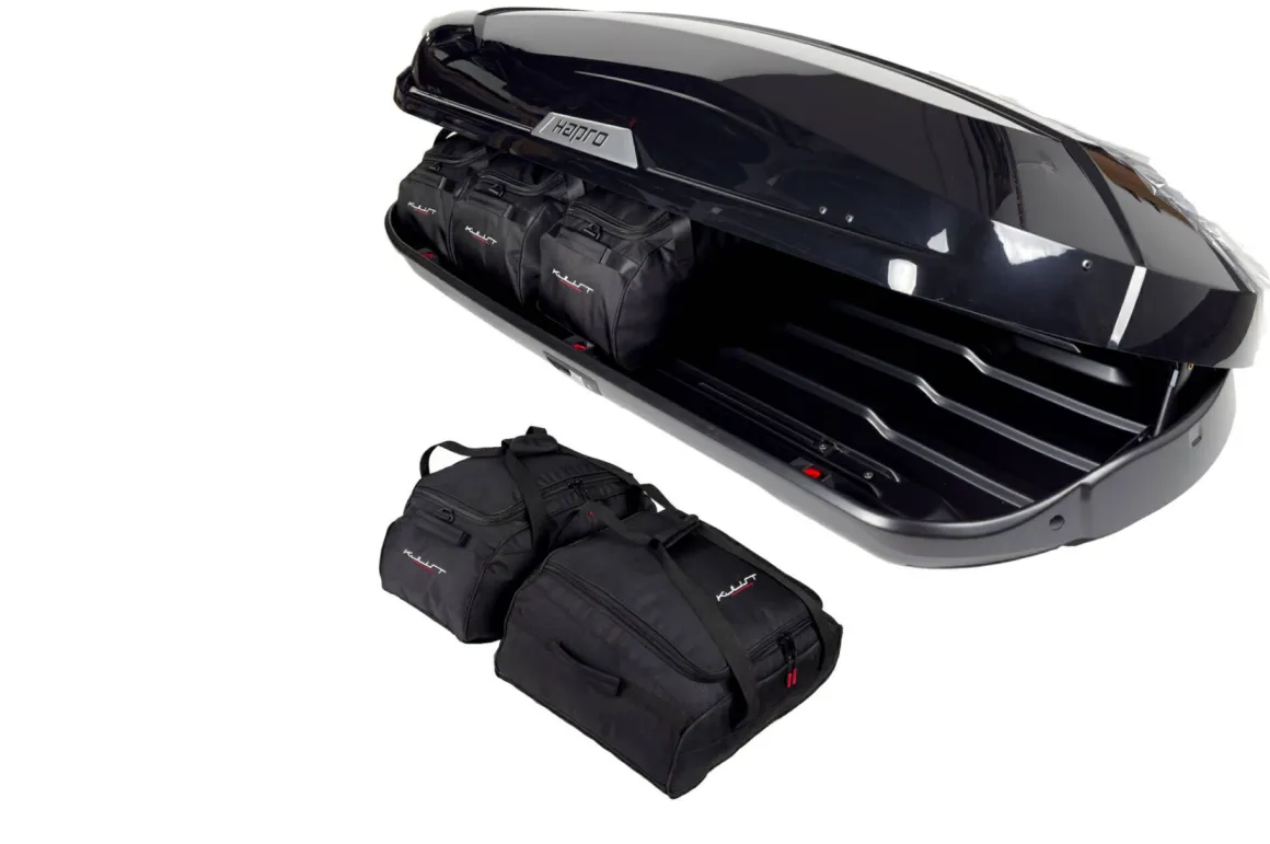 Kjust Hapro Trivor 640 Dachbox taschen set