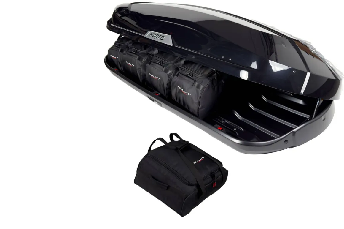 Kjust Hapro Trivor 640 Dachbox taschen set