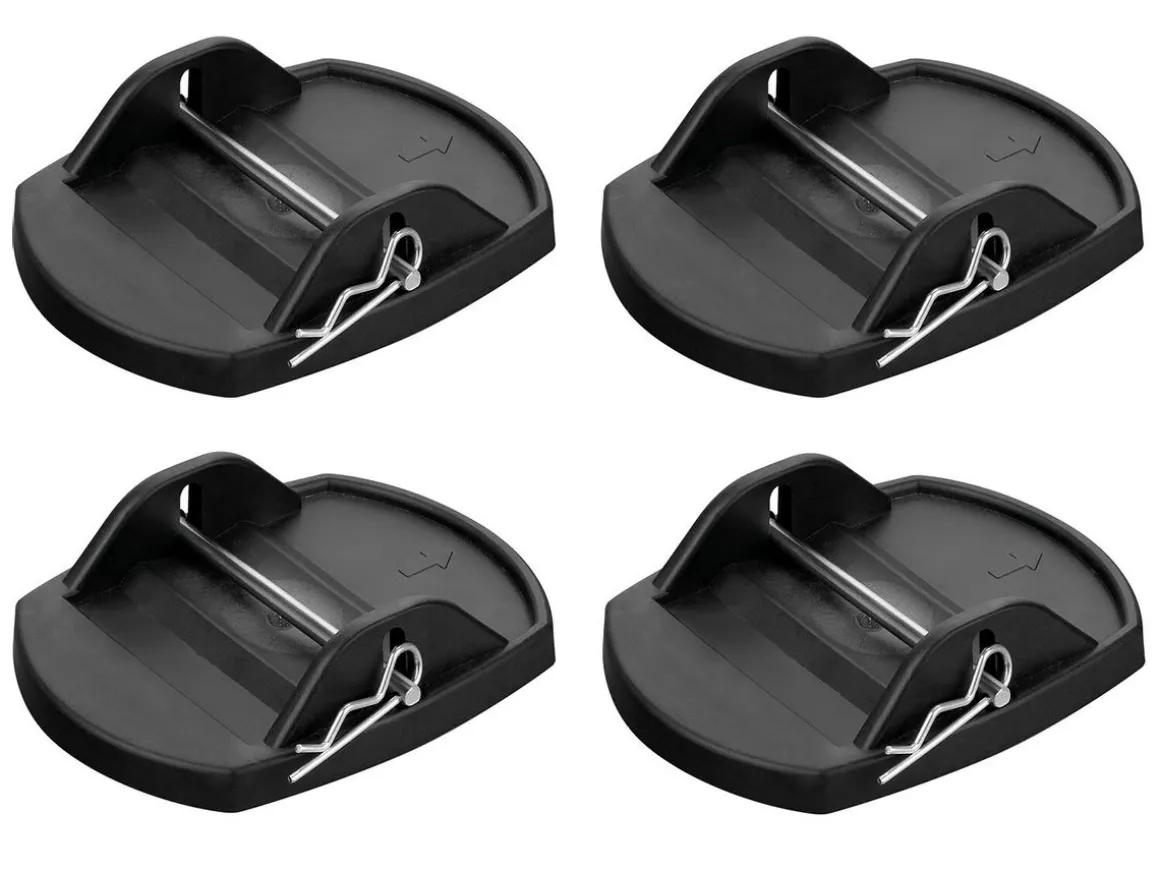 Lampa Eckstützen-Fußplatten - Set von 4