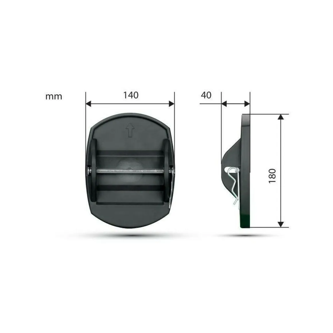 Lampa Eckstützen-Fußplatten - Set von 4